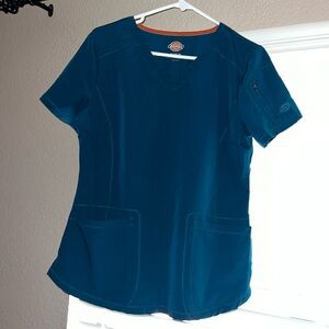 Dickies Teal Scrub Top
